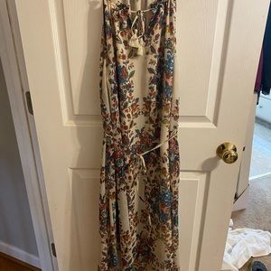 Lucky floral dress size large.